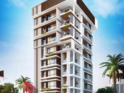 best-architectural-rendering-apartment-Thiruvananthpuram-rendering-exterior-render